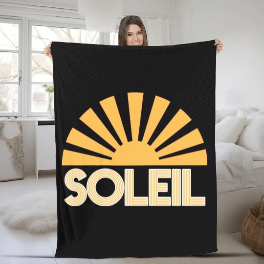 Soleil The Sun Fleece Blankets