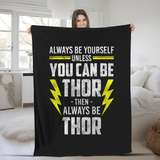 Thor Valhalla God Celtic Fleece Blankets