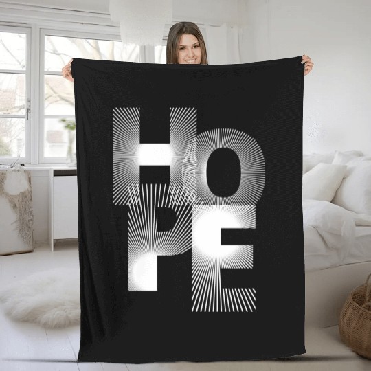 Typography Designs Fleece Blankets