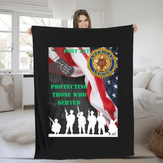 Protect those who served Fleece Blankets