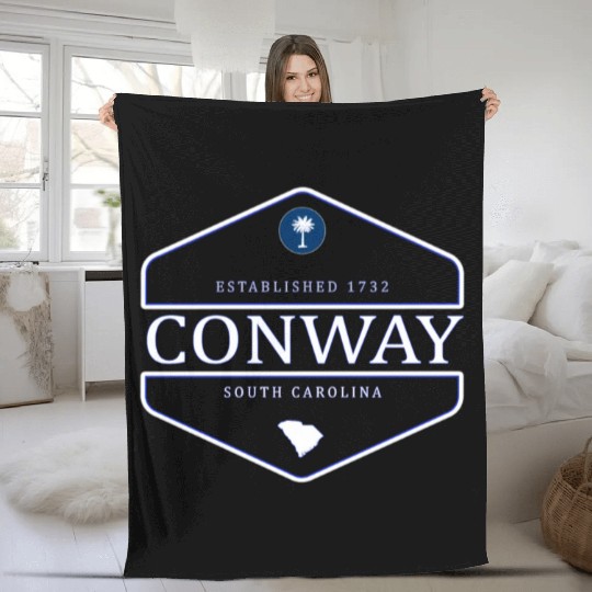 Conway South Carolina Conway Fleece Blankets