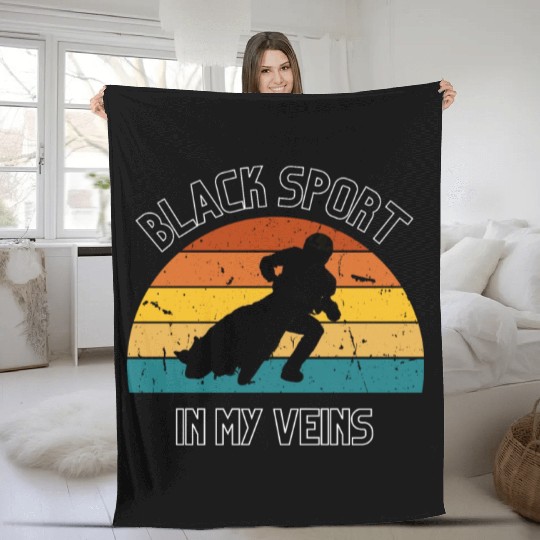 BLACK SPORT, SPEEDWAY Fleece Blankets