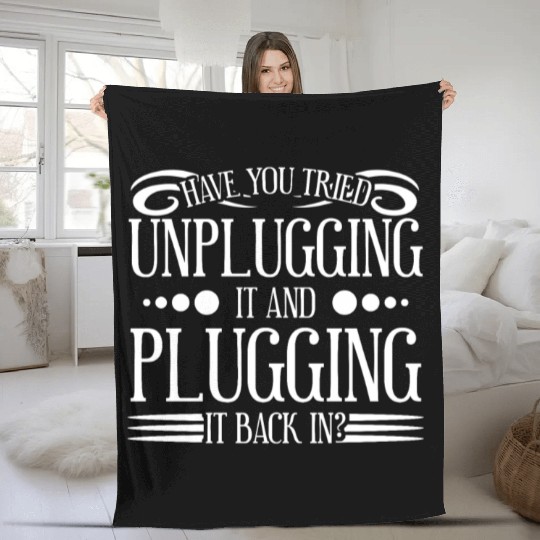 Computer Scientist Computer Computer Science Admin Fleece Blankets