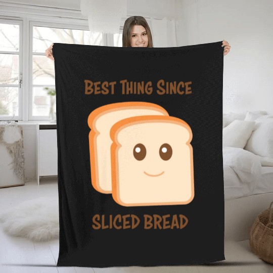 Best Thing Since Sliced Bread Fleece Blankets