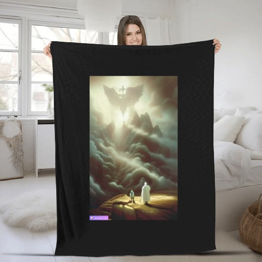 Ai technology using human thoughts Fleece Blankets