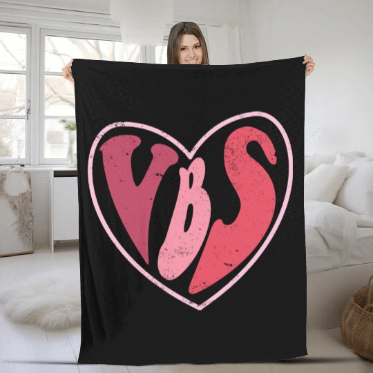 VBS Crew Summer Camp Vacation Bible School Bible Fleece Blankets