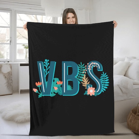 VBS Crew Summer Camp Bible Study Vacation Bible Fleece Blankets