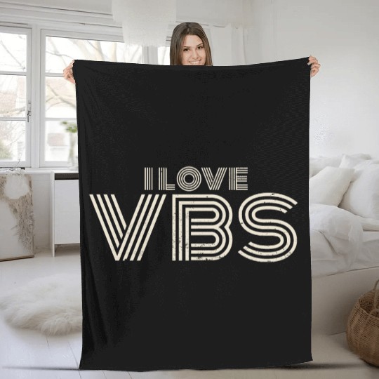 VBS Crew Summer Camp Vacation Teacher Student Fleece Blankets