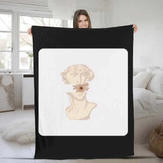 Aesthetic Statue Fleece Blankets
