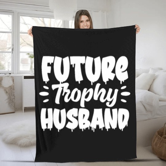 Future Trophy Husband Fleece Blankets