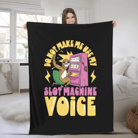 Poker Casino Poker Player Gambling Roulette Gift Fleece Blankets