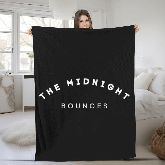 The Midnight Bounces Fleece Blankets