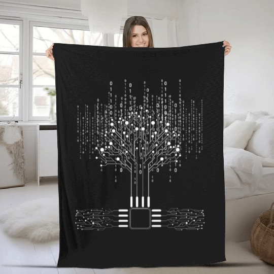 AI Artificial Intelligence Fleece Blankets