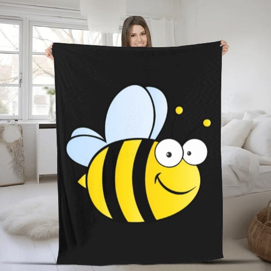Bumble Bee Fleece Blankets