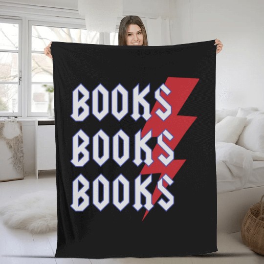 Reading Teacher Cool Books Thunderbolt Men Women Fleece Blankets