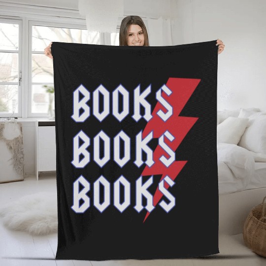 Reading Teacher Cool Books Thunderbolt Men Women Fleece Blankets