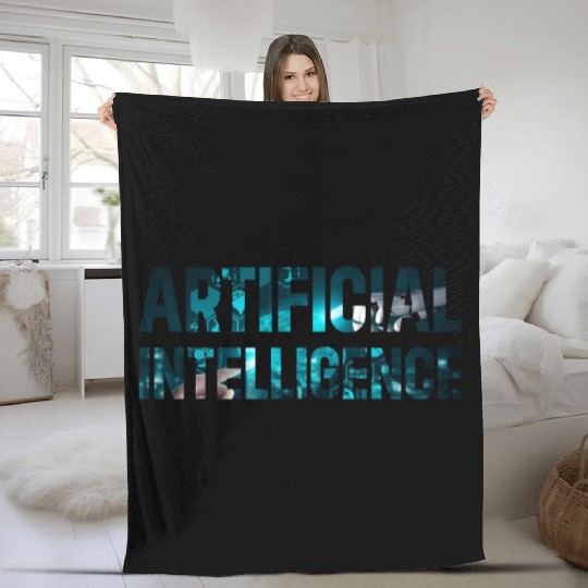 Ai Artificial Intelligence Fleece Blankets