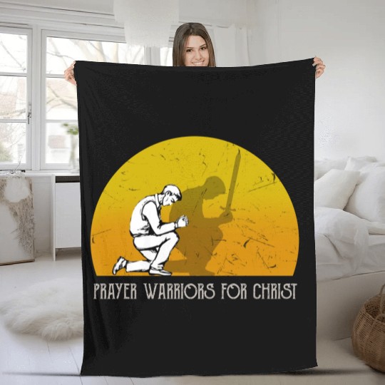 Prayer Warriors For Christ Fleece Blankets