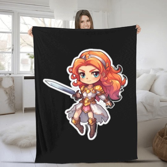 Warrior Princess Adventure Fleece Blankets
