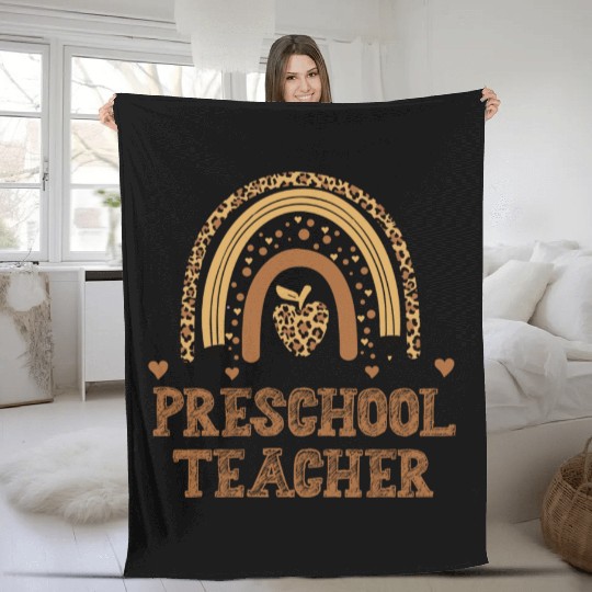 Pre School Teacher Pre Kindergarten Teacher Fleece Blankets