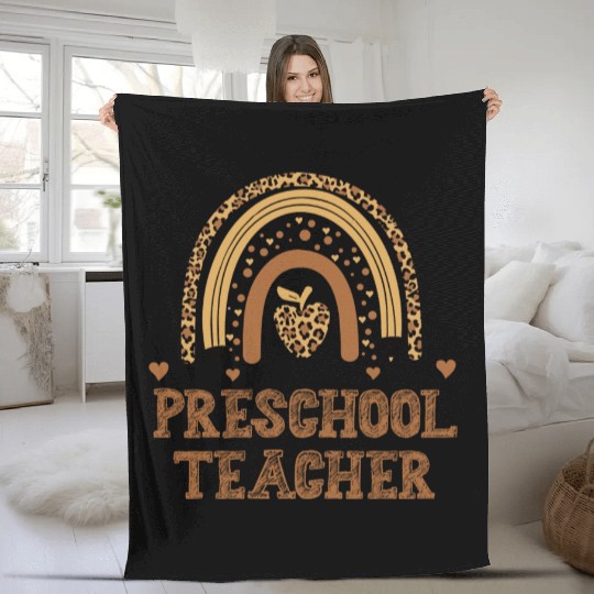 Pre School Teacher Pre Kindergarten Teacher Fleece Blankets