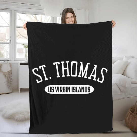 St Thomas Style St Thomas Us Virgin Islands Fleece Blankets
