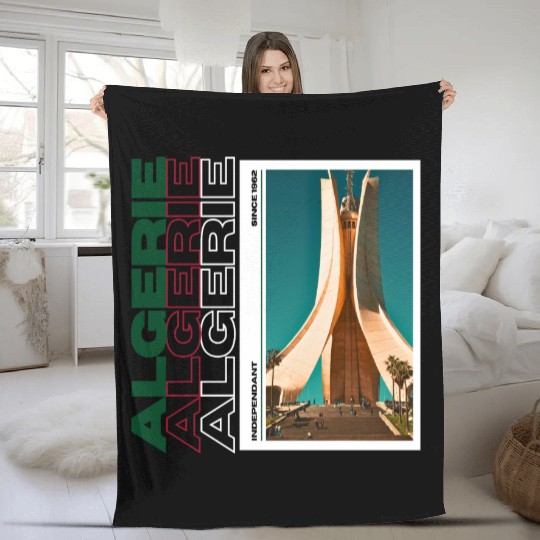 Algeria Independent since 1962 Fleece Blankets