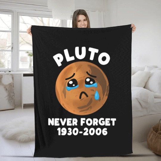 Pluto Never Forget 1930 2006 Fleece Blankets