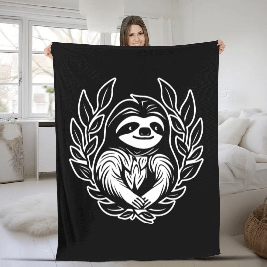 Sloth Fleece Blankets