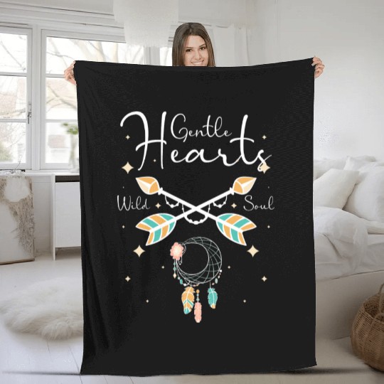 Dream Catcher Native American Sleep Mandala Fleece Blankets
