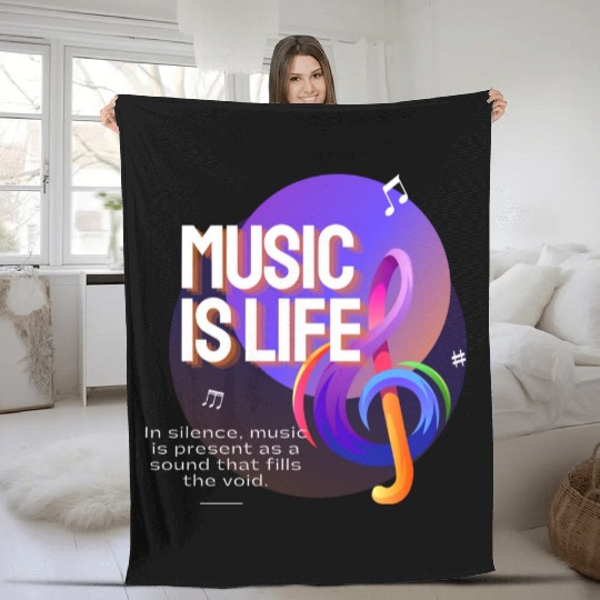 Unisex Contrast Fleece Blankets