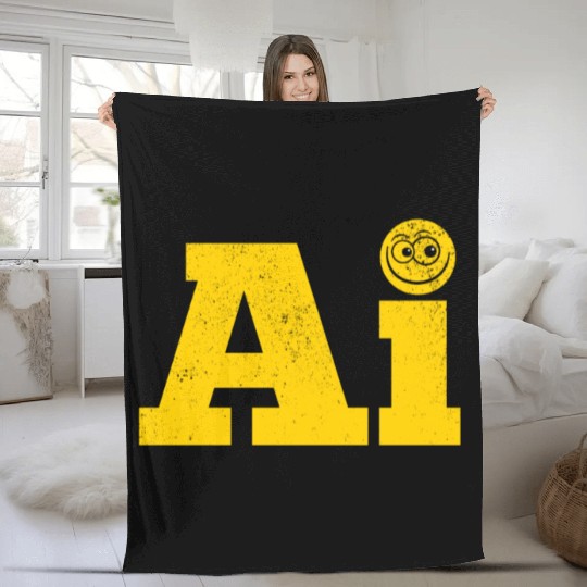 Ai Artificial Intelligence - Funny Ai Fleece Blankets