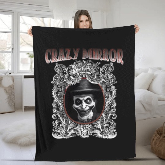 Horror Crazy Mirror Fleece Blankets
