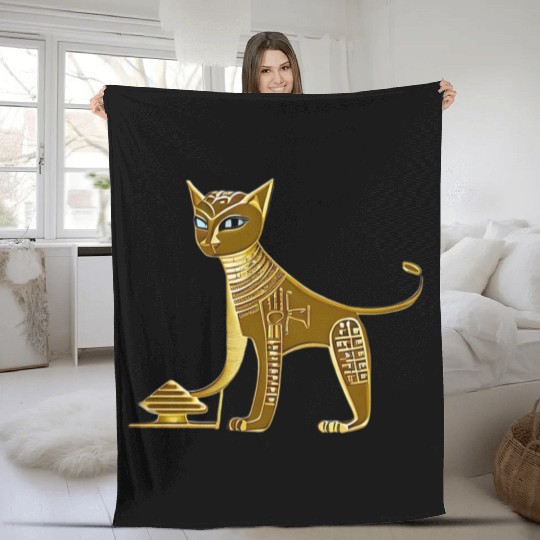 Sphynx cat Fleece Blankets