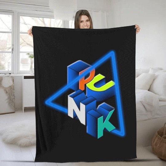 Punk Music Fleece Blankets