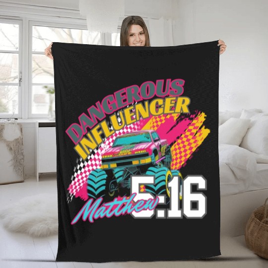 Dangerous Influencer Fleece Blankets