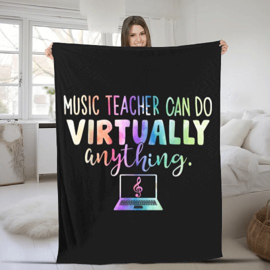 Music Teacher Can Do Virtually Anything Fleece Blankets