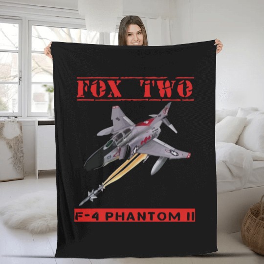 FOX TWO F 4 Phantom II Fleece Blankets