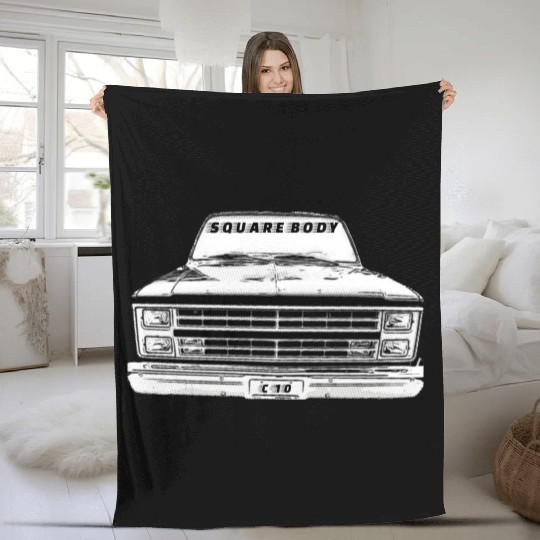 SQUARE BODY Fleece Blankets