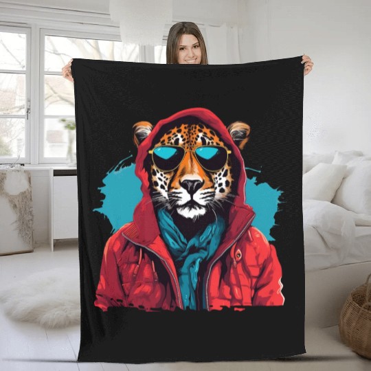 Street Style Cheetah | Cheetah Lovers Fleece Blankets