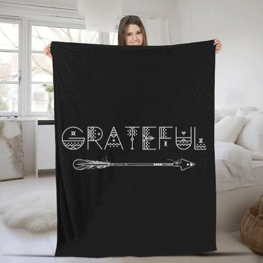 Grateful Tribal Fleece Blankets