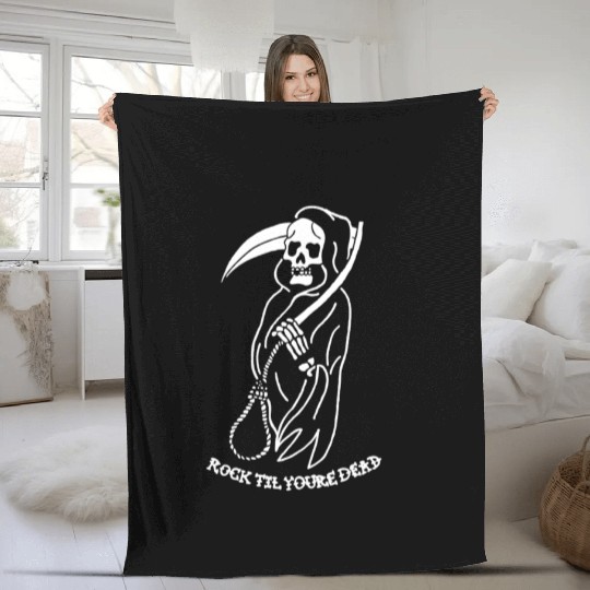 Beartooth Rock Til Youre Dead Fleece Blankets
