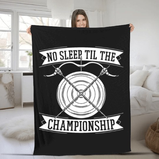 Archery Archery Coach Fleece Blankets