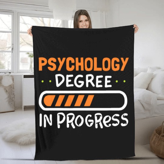 Cute Psychology Themed Gift For College Studentpsy Fleece Blankets