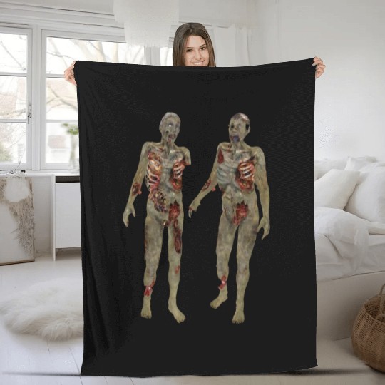 10 zombie Undead cannibal Horror Monster Fleece Blankets