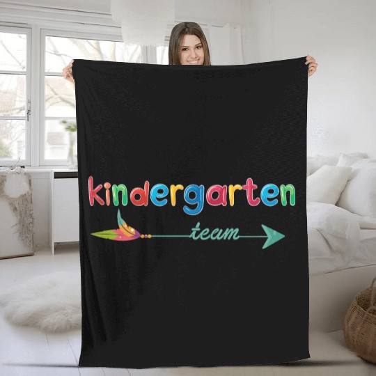 Kindergarten Teacher Team Fleece Blankets