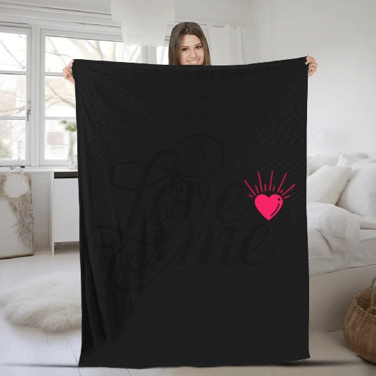 Gifts For Women - I LOVE YOU Fleece Blankets