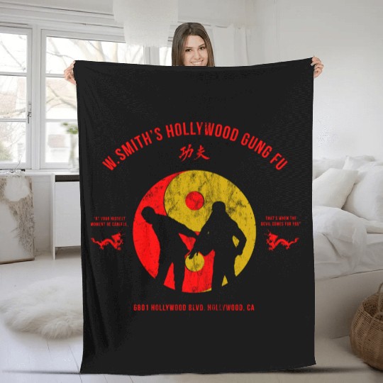 Smith's Hollywood Kung Fu Fleece Blankets