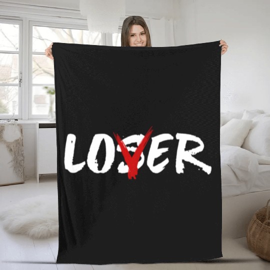 lover loser horror club halloween costume men wome Fleece Blankets
