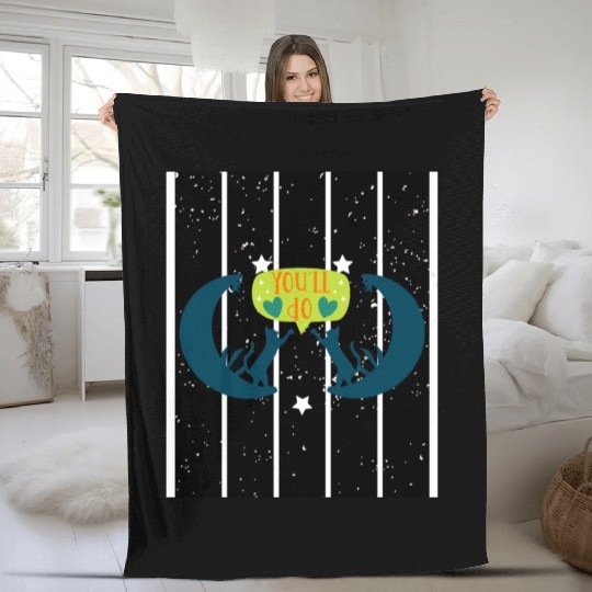 Funny Fleece Blankets - I LOVE YOU